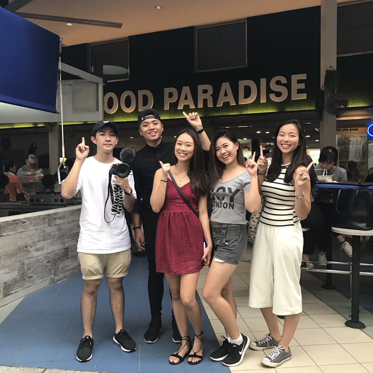 SingaporePoly's tweet photo. We caught up with @thesmartlocal at our foodcourts! Look out for their review of the best noms in SP!🍜 #speye #singaporepoly #thesmartlocal https://t.co/WSkOU5Pmem