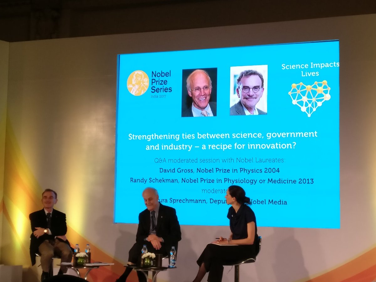 nobelseries_ind's tweet photo. Prof. #Schekman: "#Publication #metrics like #impactfactors are antithetical to #scholarship " #NobelPrizeSeries @DBTIndia @NobelPrize https://t.co/FqPVoREdEJ
