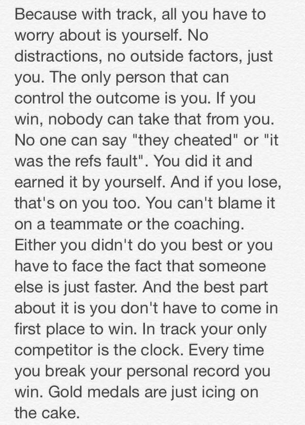 TeamRunner4Life's tweet photo. When someone asks me why I run track 🙌 #TrackNation https://t.co/AgK4SjD7Wt