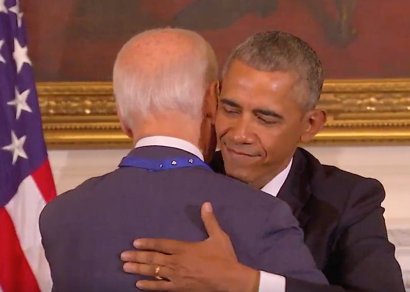 thefader's tweet photo. Joe Biden couldn’t hold back a few tears as Obama presented him with the Presidential Medal of Freedom today.
https://t.co/80f5QmEAWr https://t.co/oRzVpOEFGg