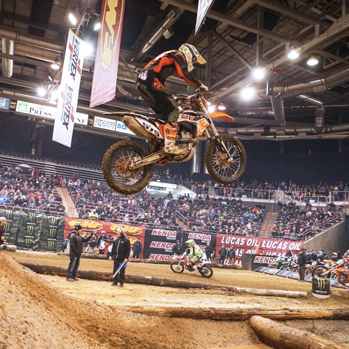 Edgepowersports's tweet photo. #TBT to Boise with Nick Thompson circa 2014 👊 // #edgepowersports #neverstopriding #ktm #ktmusa #orangebrigade #readytorace #braap https://t.co/U7NhBRqe25