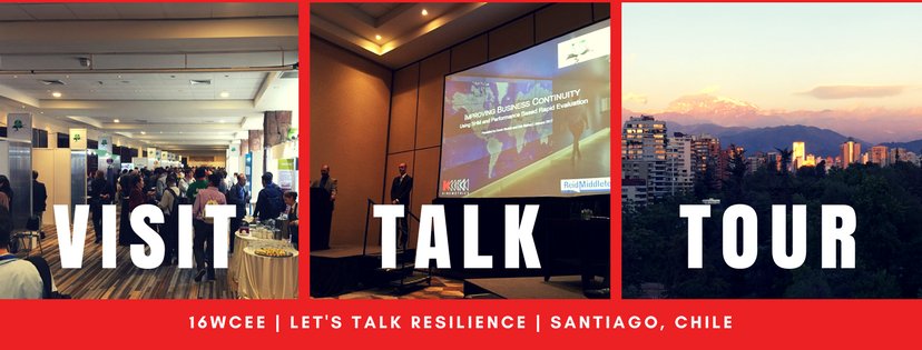 kinemetrics's tweet photo. 1 more day to tour the engineering feats of Santiago, to visit us, and to continue the talk on #earthquakeresilience! #16wcee #boothG1 https://t.co/mkglXapz4O
