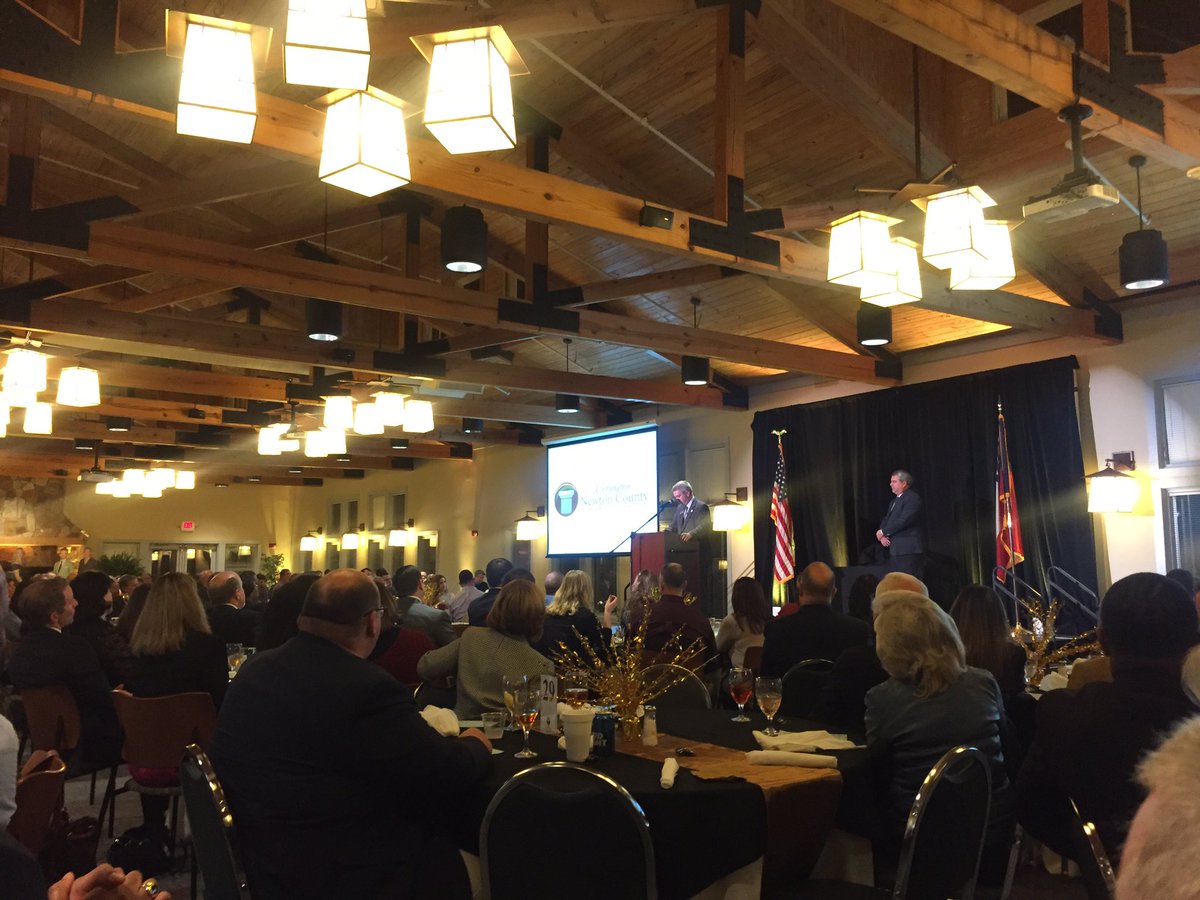 Great time celebrating all the great things happening in Newton County with the <a href="/CovNewtChamber/">CovNewton Chamber</a> at the Annual Chamber Dinner #ilovecovga