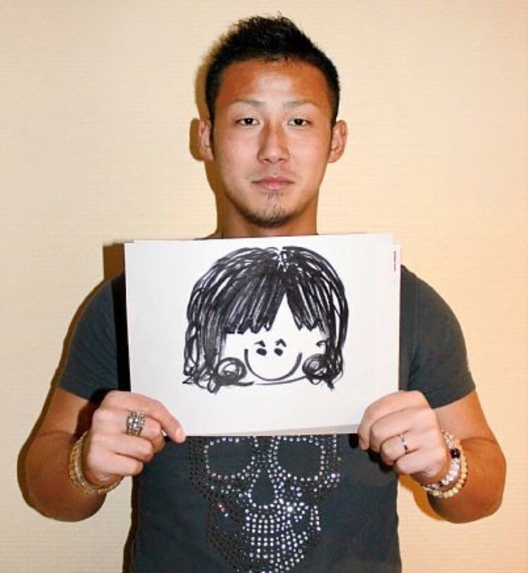 スポーツ選手が奥さんの似顔絵を描く っていうジャンル好きな人いる マエケンが描いたの見たい Togetter