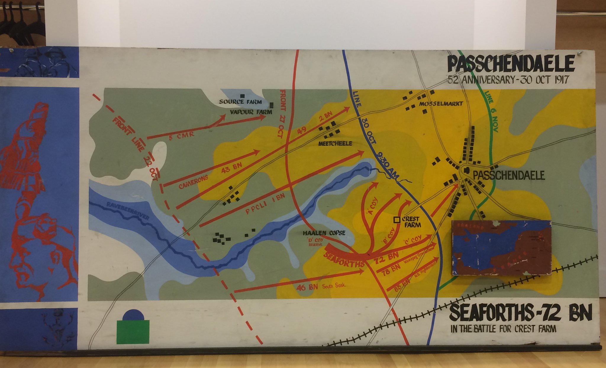 Seaforth Highlanders on Twitter "Display map from 1969 showing the
