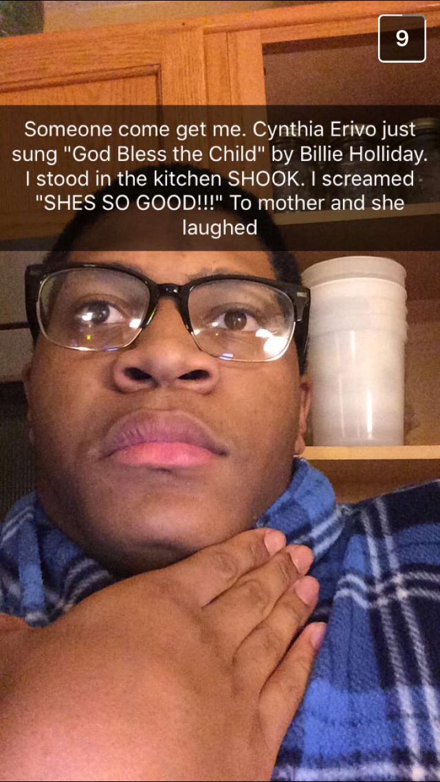 _TerrenceL_'s tweet image. RT @_TerrenceL_: When you weren't prepared for Angela Bassett to say @CynthiaEriVo during #Takingthestage