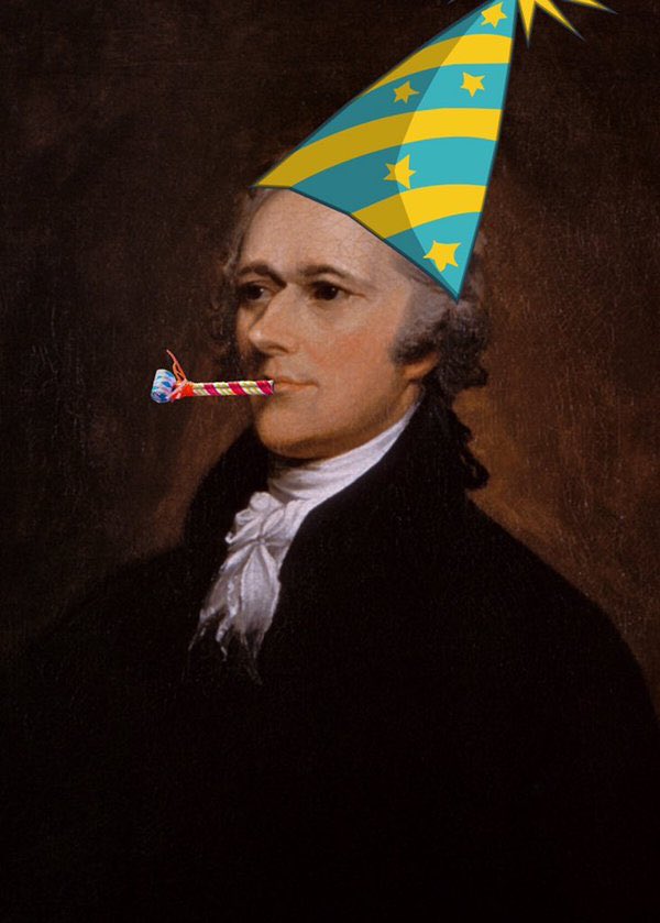 Happy birthday Alexander without Lin Manuel Miranda I would never know your story  
