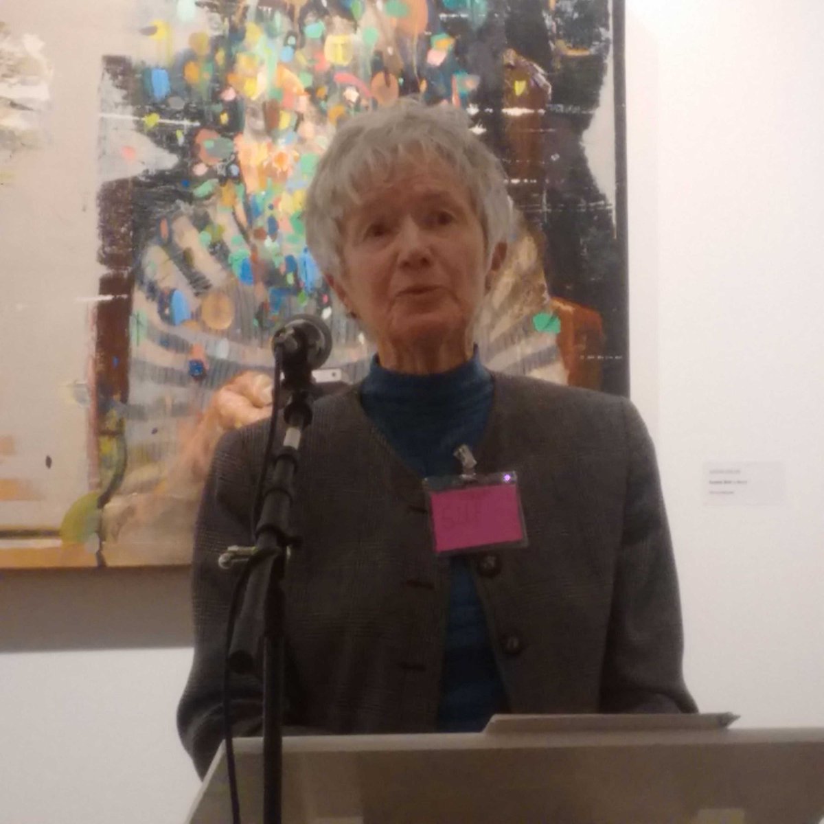 NicholasSimons's tweet photo. Dr. Sue Penfold speaking at #Gibsons Public Art Gallery #GPAG on need for regulation of therapists. https://t.co/2Woj569b1G