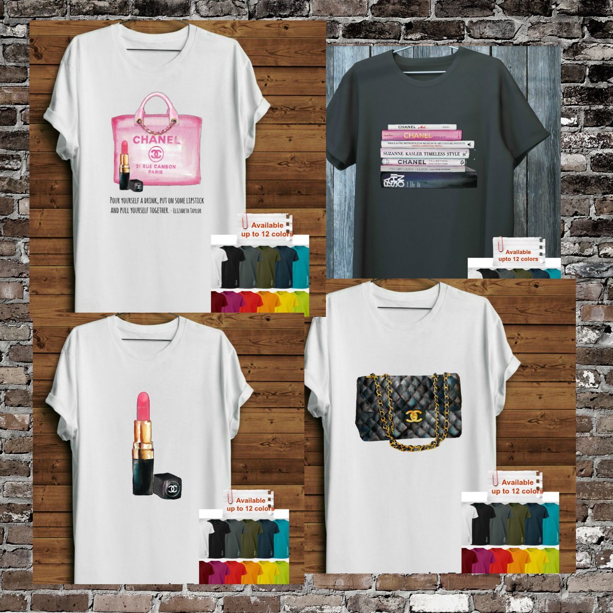 GenXHappyretire's tweet photo. Various handmade Chanel inspired shirt #wine4mankind @Etsy https://t.co/fQFpaqK38m #tumblrtee #fashion #fashionblogger #fashionista https://t.co/YIa6sJiJik