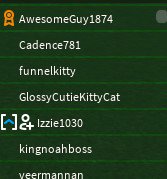 RobloxIsCoolJ's tweet image. My game is going really well!