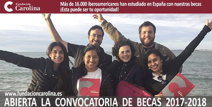 Red_Carolina's tweet photo. Fundación Carolina ofrece 529 becas para estudiar postgrado y doctorado en España. Entra en https://t.co/oA1pNh3Wgh y haz tu solicitud https://t.co/UKRS7ytIgW