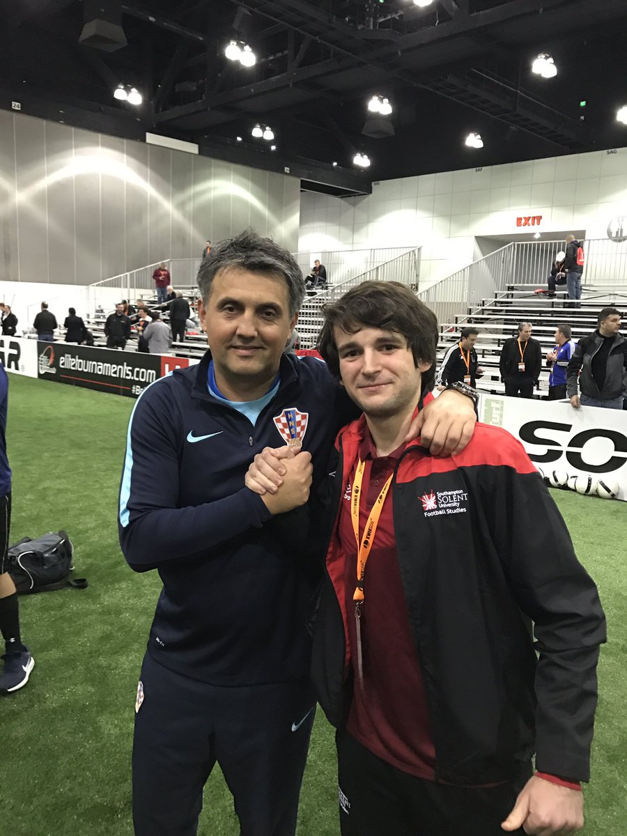 Fantastic day with Dr. Jozak <a href="/NSCAA/">NSCAA</a> Coaches Convention! New inspiration! @SSUBAfootball <a href="/HNS_CFF/">HNS</a> <a href="/DinamoZagrebNK/">Dinamo Zagreb</a>