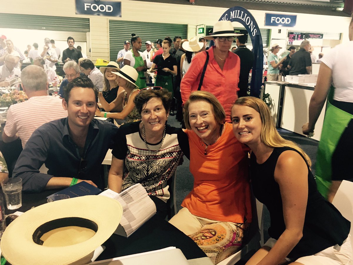 GaiWaterhouse1's tweet photo. The success of #SpeedwayStables continues Down Under after securing #Lot600 with USA Bloodstock Agent @marettefarrell 💪🏽💪🏽@mmsnippets https://t.co/arXxT4OX5t
