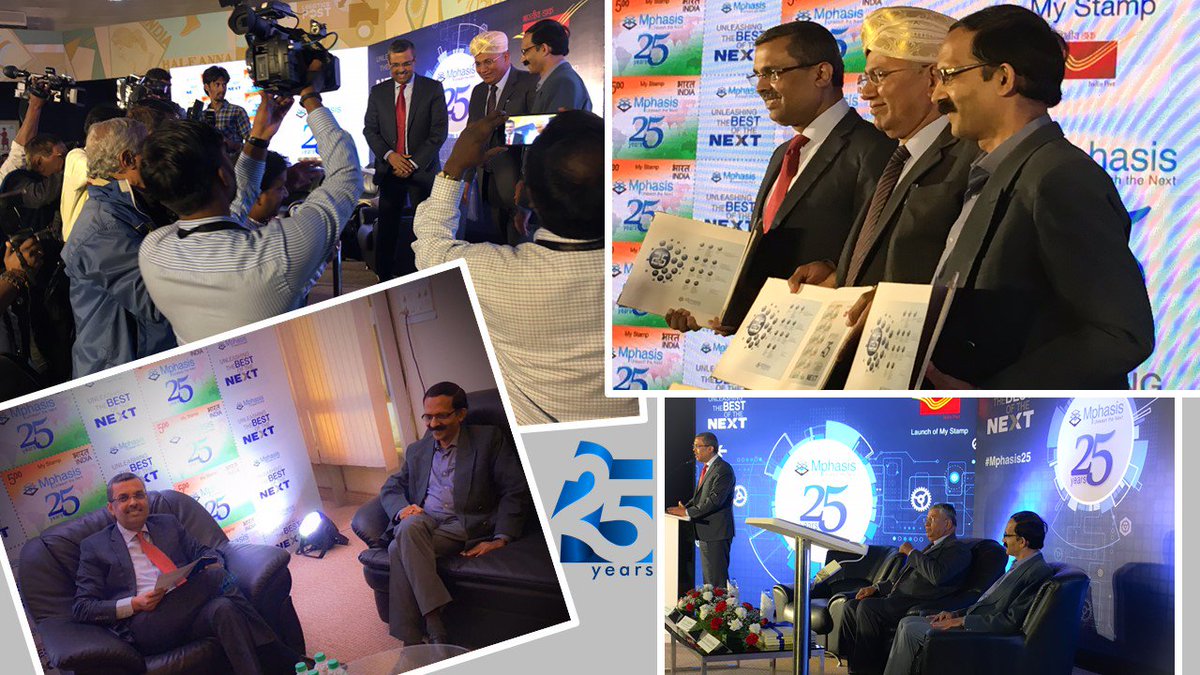 Mphasis's tweet photo. We would like to thank our Customers, Employees, Alumni, Media &amp; Partners who have been with us in our 25 years of transformation #Mphasis25 https://t.co/dBUeM99D92