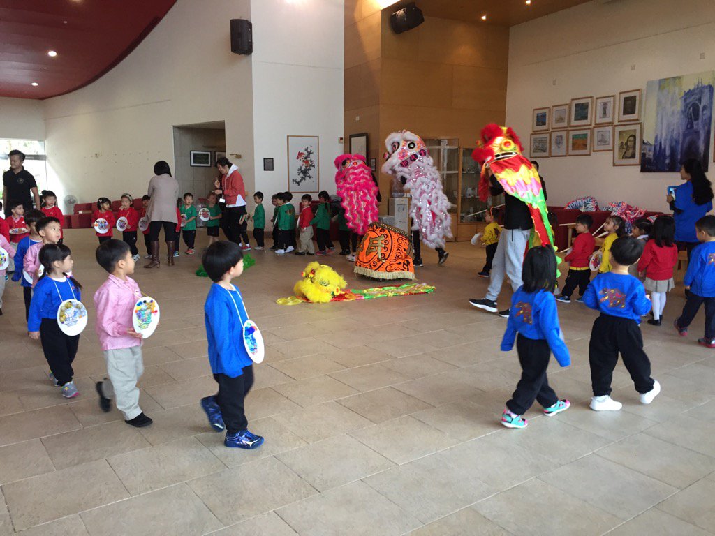 CNY lion dance. Pre Rec pm. #cdnisls