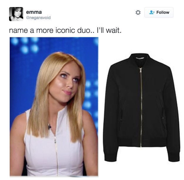 Lachlan_Bennett's tweet photo. Name a more iconic duo... I'll wait
#jacketsoutforJulie #AmberSherlock #iconicduo https://t.co/3wFBonaxUo