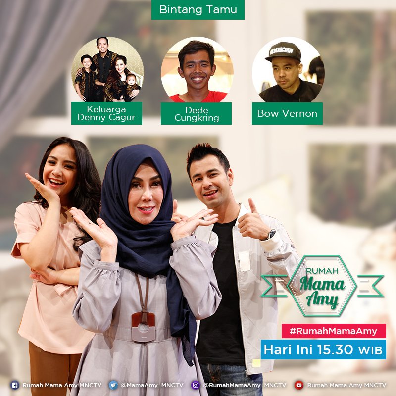 Sore ini siapa mau main ke rumah <a href="/DennyCagur/">Denny Cagur</a> bareng <a href="/Dede_Sobret/">fans base</a> &amp; #BoyVernon. Gak ketinggalan juga Rans paket <a href="/RaffiAhmadLagi/">.</a> pkl 15:30