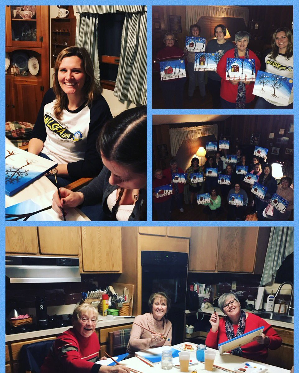 WLSFANJ's tweet photo. Great night with great friends from the WLSFA . Paint night . @WLSFA @WLSFANJ #wlsfa https://t.co/XkKfs159b5