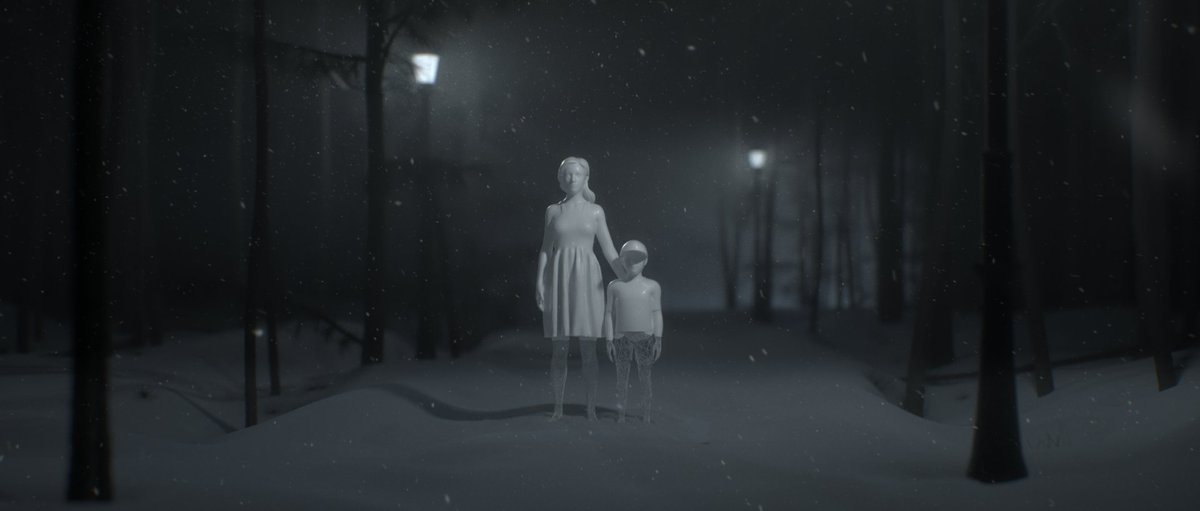 _danbraga's tweet image. A final frame from the experimental short myself and @julzlanetv has been working on the last four months. Dropping soon! @OTOY @maxon3d