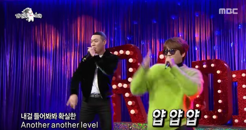 aprlzhwa's tweet photo. #BeWhy #KyuWhy making hip-hop history
#Kyuhyun shined with his Kyu-swag..My #FirstLove can do hep-hap 😂 #Gray give him a song already 🙏 https://t.co/rKQqJTvF3x