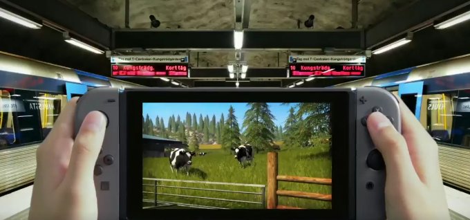 SakuraiNintendo's tweet photo. Switch Farming Simulator confirmed. Preorder intensifies. https://t.co/Kyl1tsTLBu