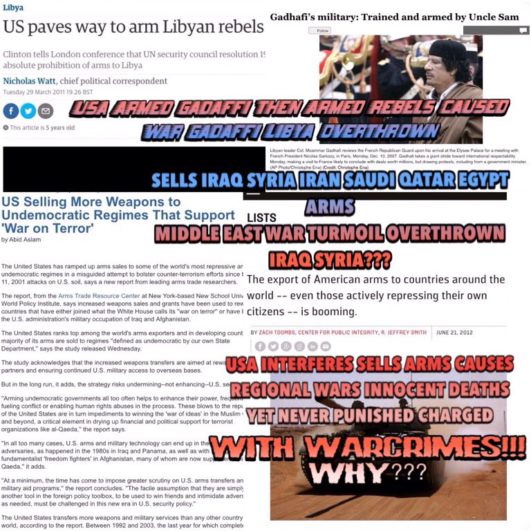 cappya6o6's tweet image. Take a Good Look at War Crimes of the USA Arms them Destabilizes then Pits them against each other #withIntent