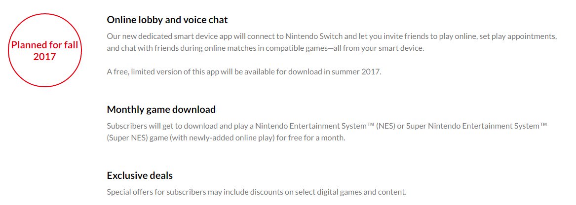 Nintendo Switch online service's 'free' monthly games come with a