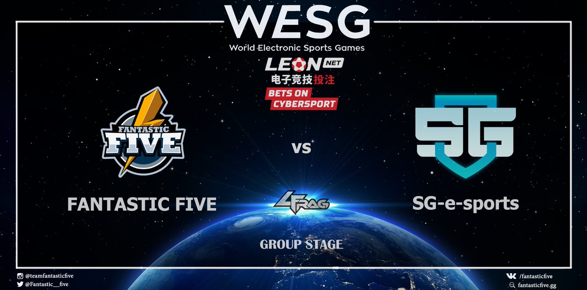 Fantastic__six's tweet image. #bkleon #4frag #cybforge #WESG
Day 2 for @Fantastic__Five begins with bo2 matchup vs SG e-sports
Join: twitch.tv/starladder1