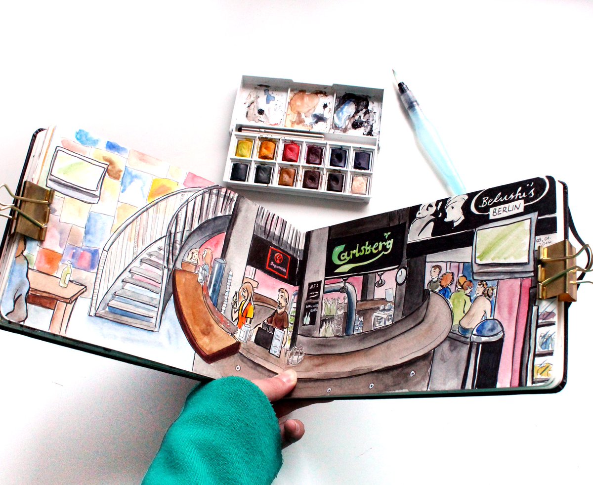 laura_perlitz's tweet photo. #barsketching in #belushisberlin last Monday 🙂
#sketch #urbansketch #urbansketchers #berlin #berlinmitte #artfromberlin #berlinart #kunst https://t.co/JEpXLTMc8U
