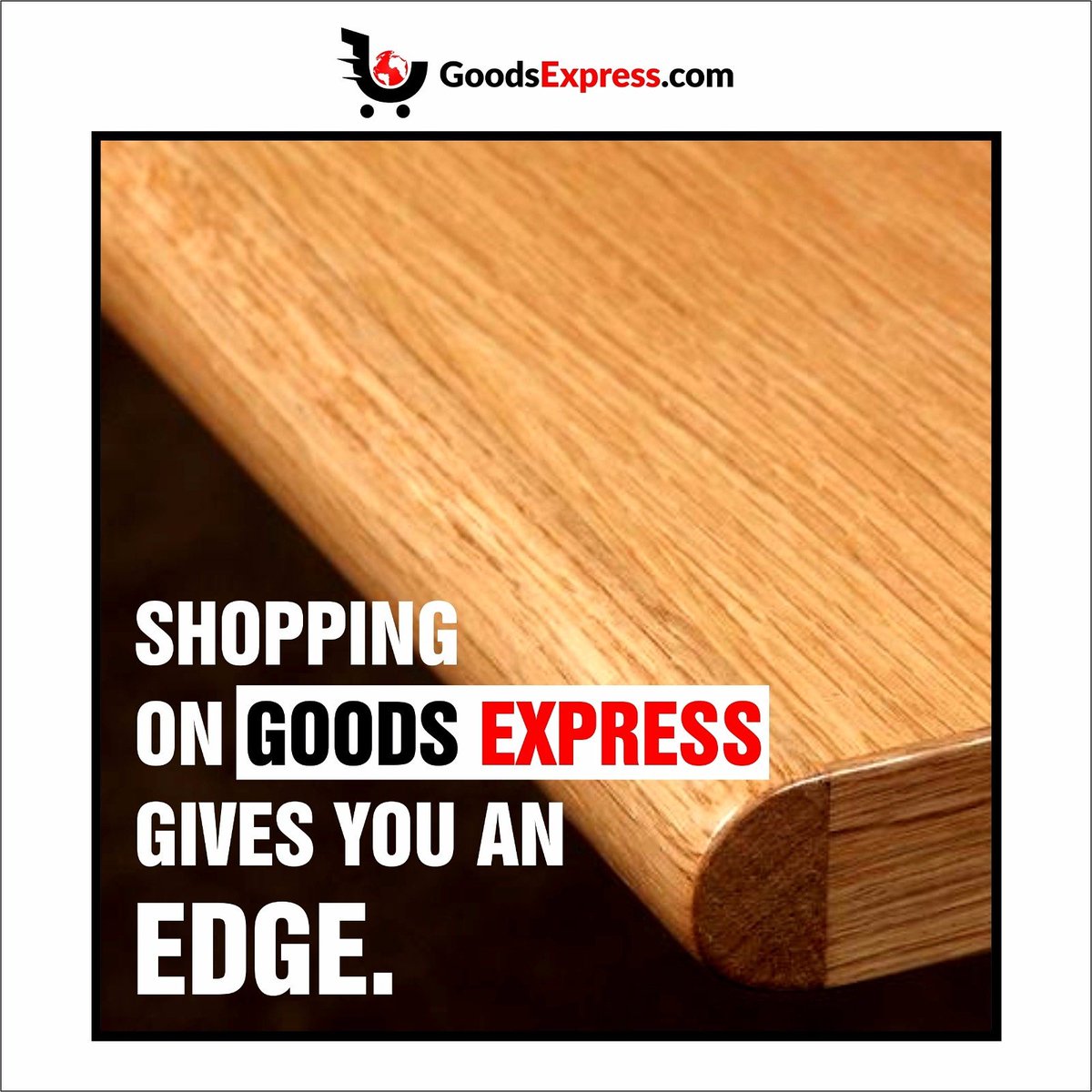 GoodsExpressNG's tweet photo. We give you that Edge.
What are you waiting for???
#edge #GoodsExpressng
#USstores
#online #SHOPPING #amazon #ebay #walmart #iflograph https://t.co/fJRf0xXuFn