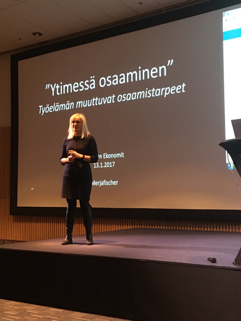 Sadanpaamies_I's tweet image. #intro2017 @MerjaFischer: Digiosaaminen tuo Suomeen työtä. #innovatiivisuus #Osaaminenytimessä @SuomenEkonomit