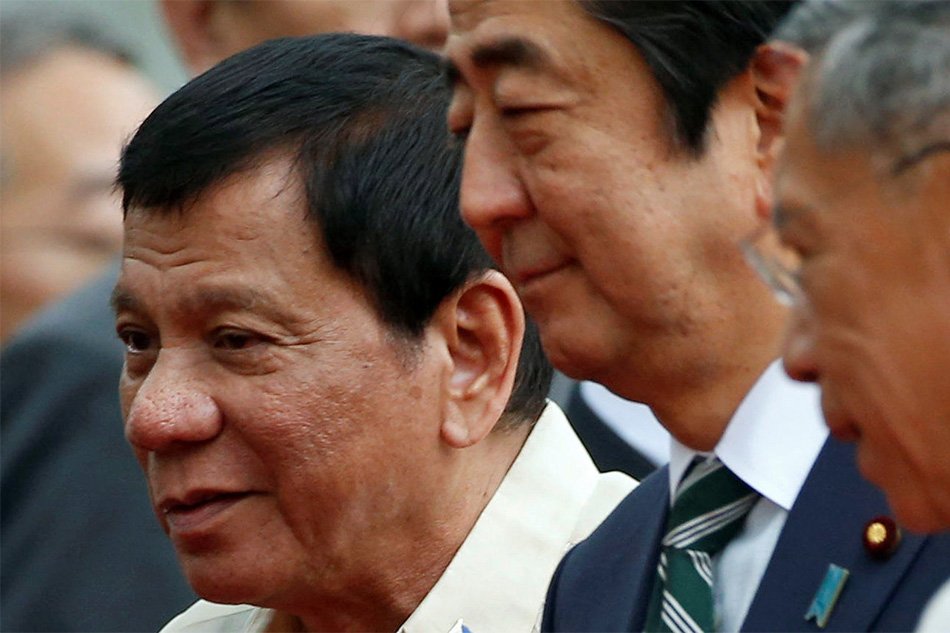 ABSCBNNews's tweet photo. Abe, Duterte affirm importance of US commitment to Asia-Pacific https://t.co/Dd3ifSSyah #AbeInPH https://t.co/awI5C24wk2