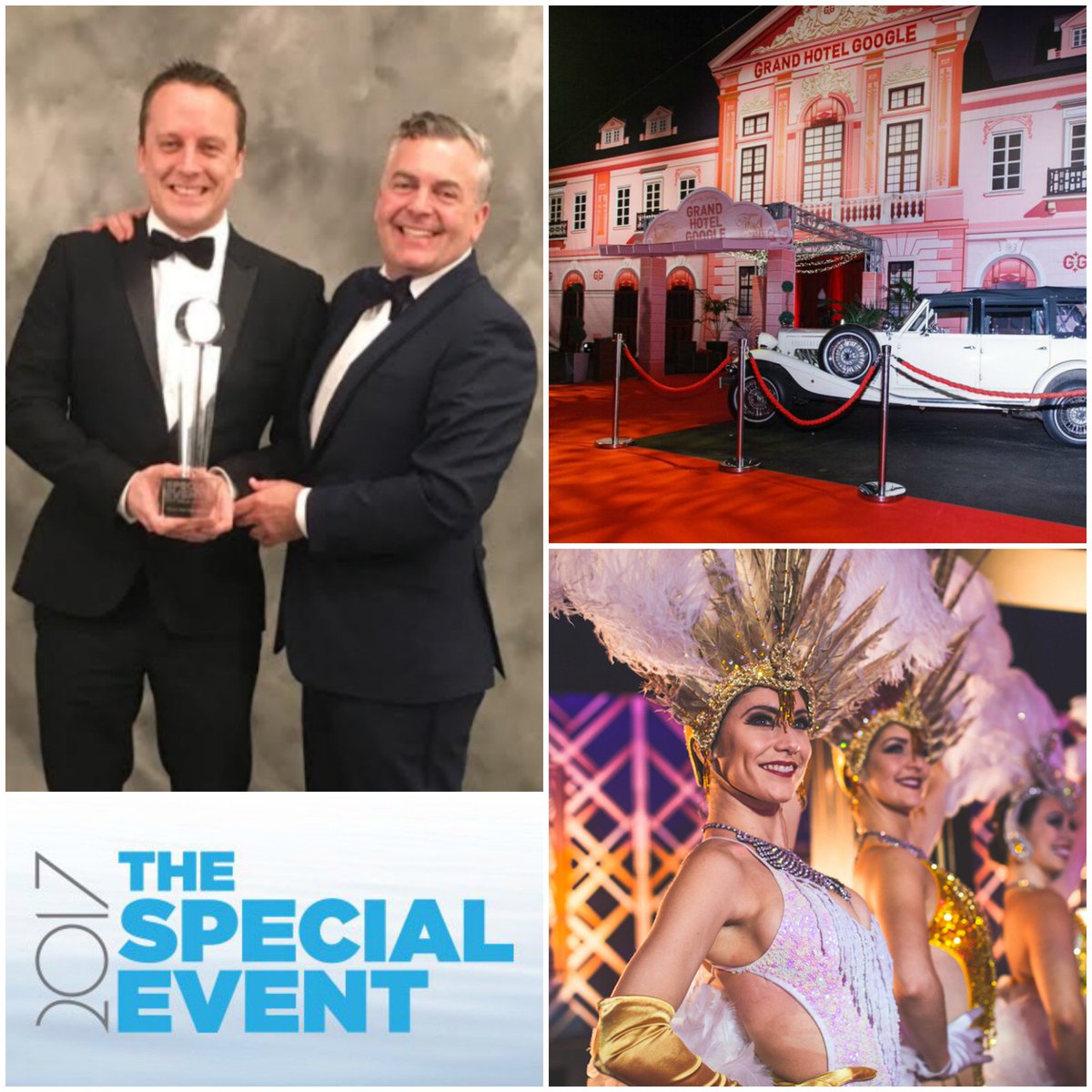 VerveLiveAgency's tweet photo. Grand Hotel Google Winter Party got the award for Best Event Produced For A Corporation at #TSE2017 !  🎉 https://t.co/HUSu8GXWvL #eventprofs https://t.co/jH3LYhEEVz