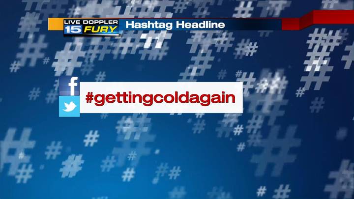 wanewx's tweet photo. Today's Hashtag Headline is #gettingcoldagain Use the hashtag to tell us how you're preparing for the weekend or how you feel about the cold https://t.co/pAAlgNEU5F