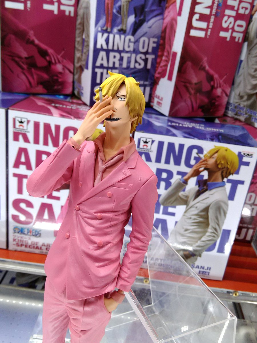 ラウンドワンスタジアム郡山店 Auf Twitter One Piece King Of Artist The Sanji Special Color Ver 絶賛稼働中です ピンクのほかにホワイトカラーもご用意しています 是非お越しください ラウワン郡山 ラウワン Onepiece サンジ フィギュア T Co