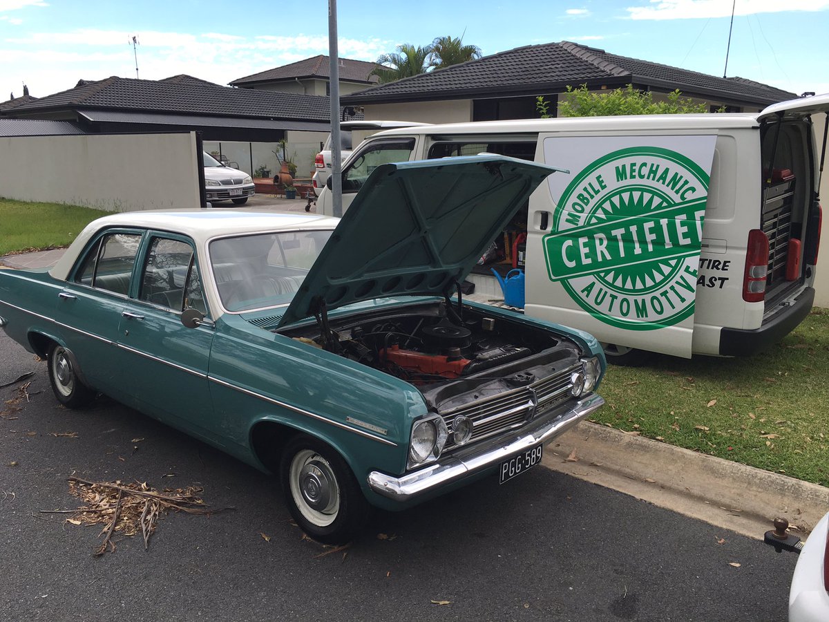 CertifiedAutoGC's tweet photo. Classics today! HR Holden all original, now that's style.
#hr #Holden #classic #66 #mechanic #certifiedauto https://t.co/qlwmj0JpO8
