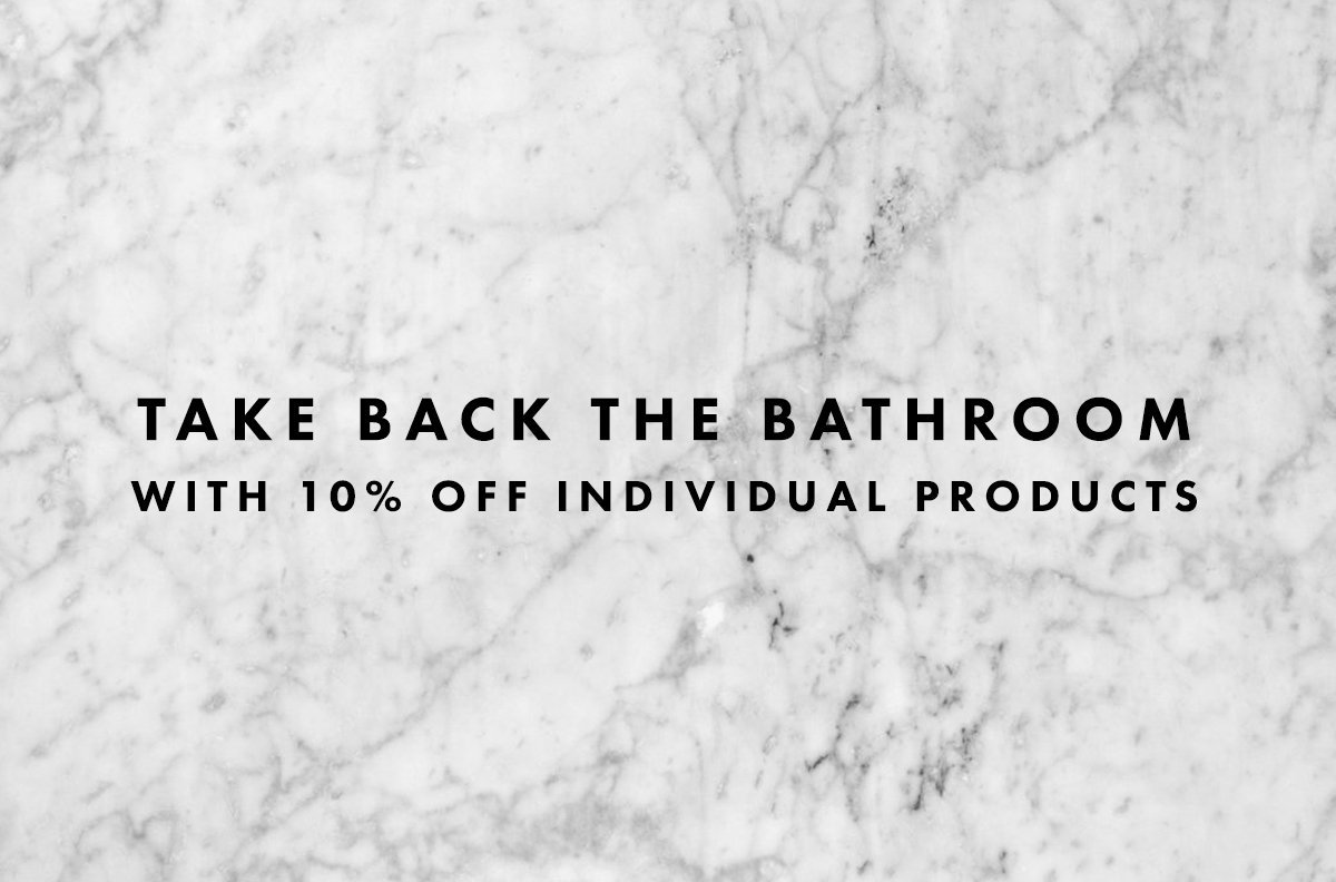 Vickicromar's tweet photo. Guys, take back the bathroom with 10% off all individual products online! https://t.co/mdTPpWgIkk https://t.co/tED5EYusS5