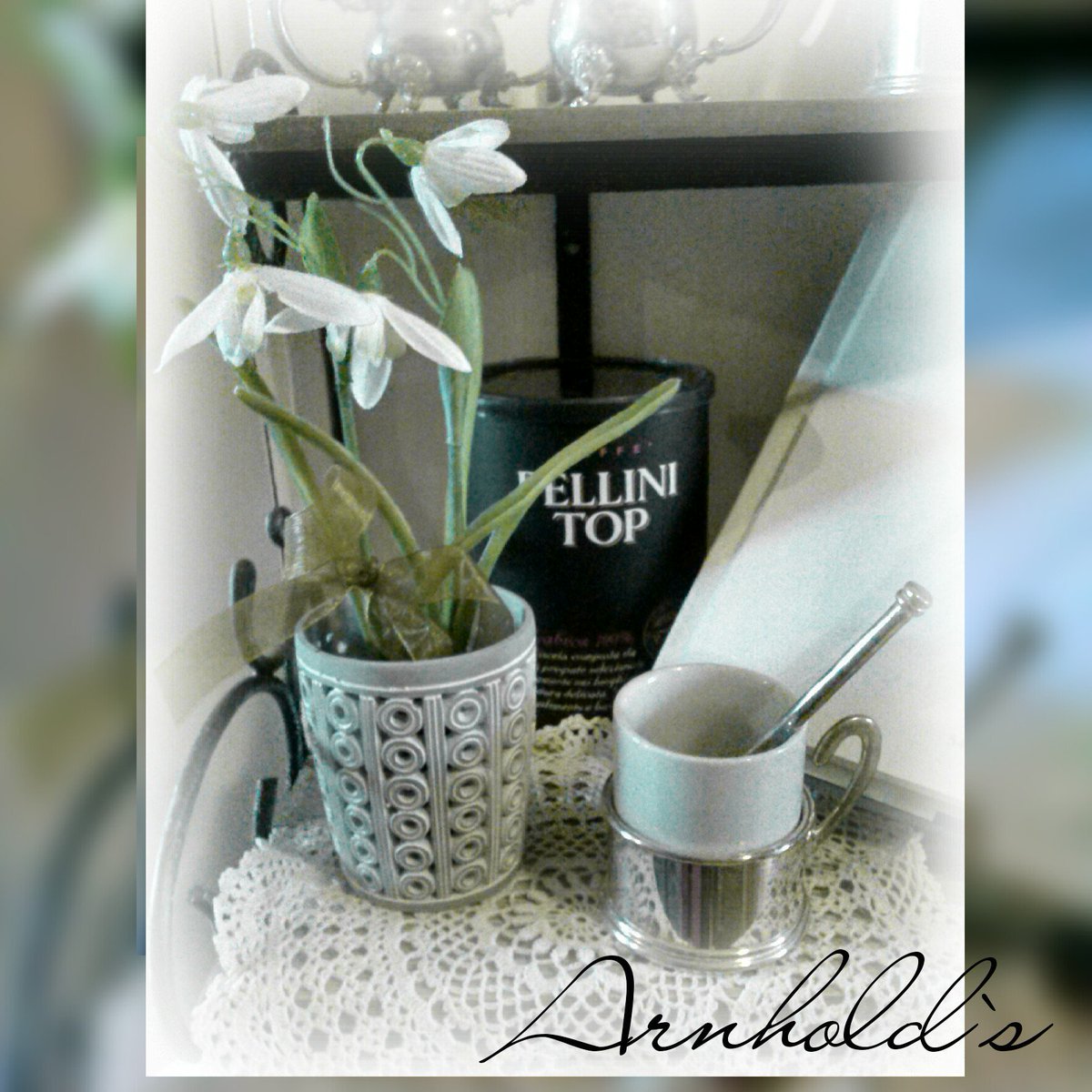ArnholdBianca's tweet photo. #schnee #fairytales #silver #pellinitopcafe #pellinitop #espresso #interiordesign #home #white #shabby #arnholds https://t.co/IbBYQTDLSO