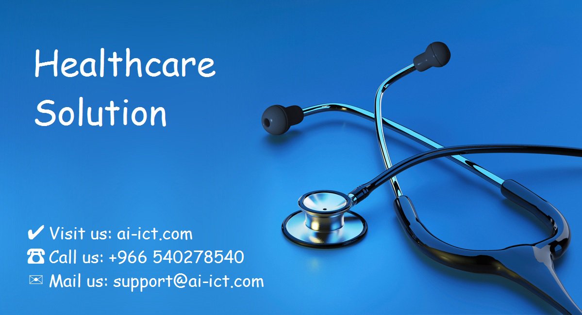 AdvInfoICT's tweet image. #Healthcare Solution ✔ Our #healthcaresolutions remove #industry obstacles 
✔  Visit us: ai-ict.com
☎ Call us: +966 540278540