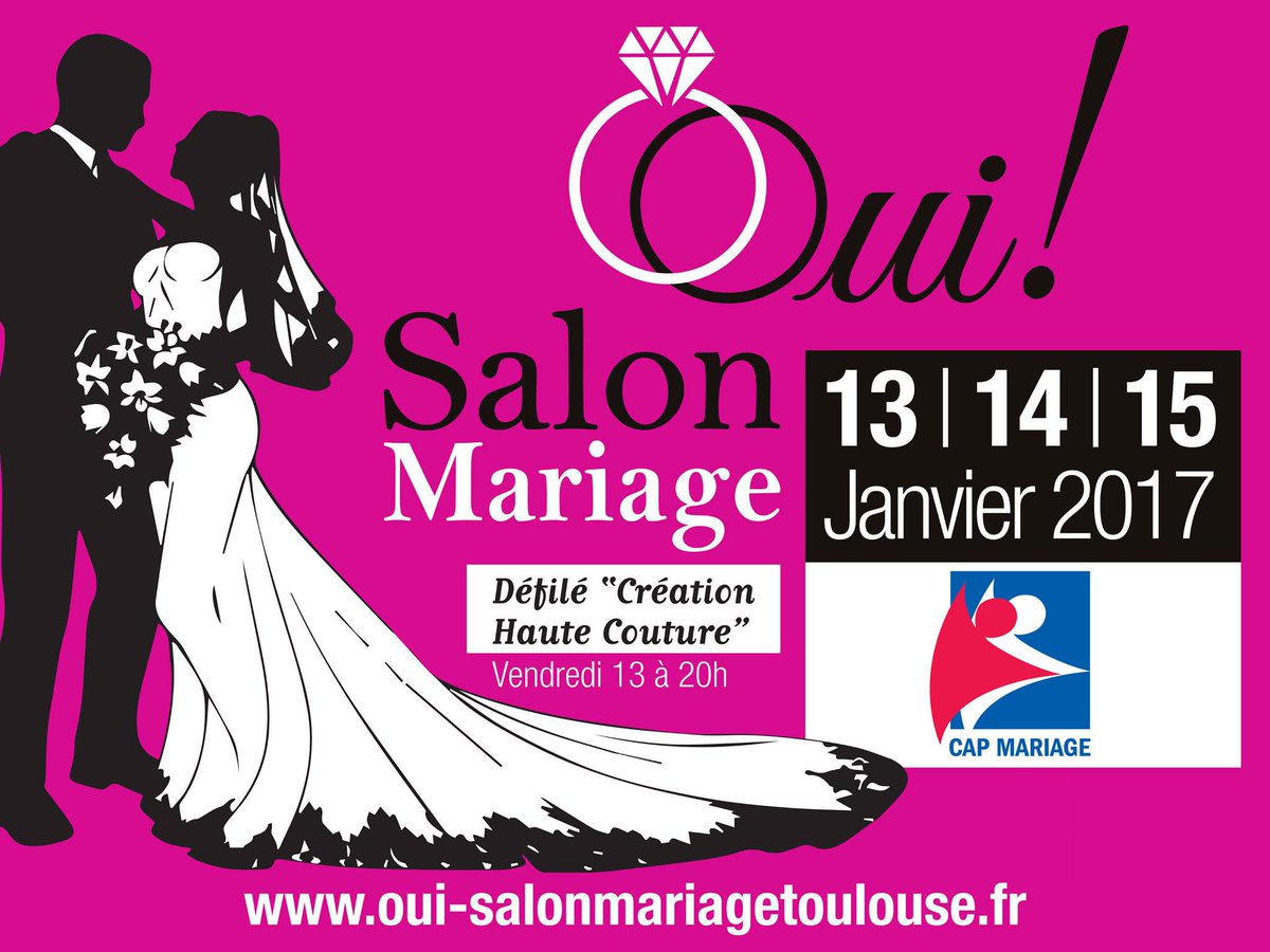 CapMariage's tweet photo. Oui ! Retrouvez @CapMariage à Toulouse au salon du mariage
https://t.co/fBCwullpRU https://t.co/sSu7FISTyy