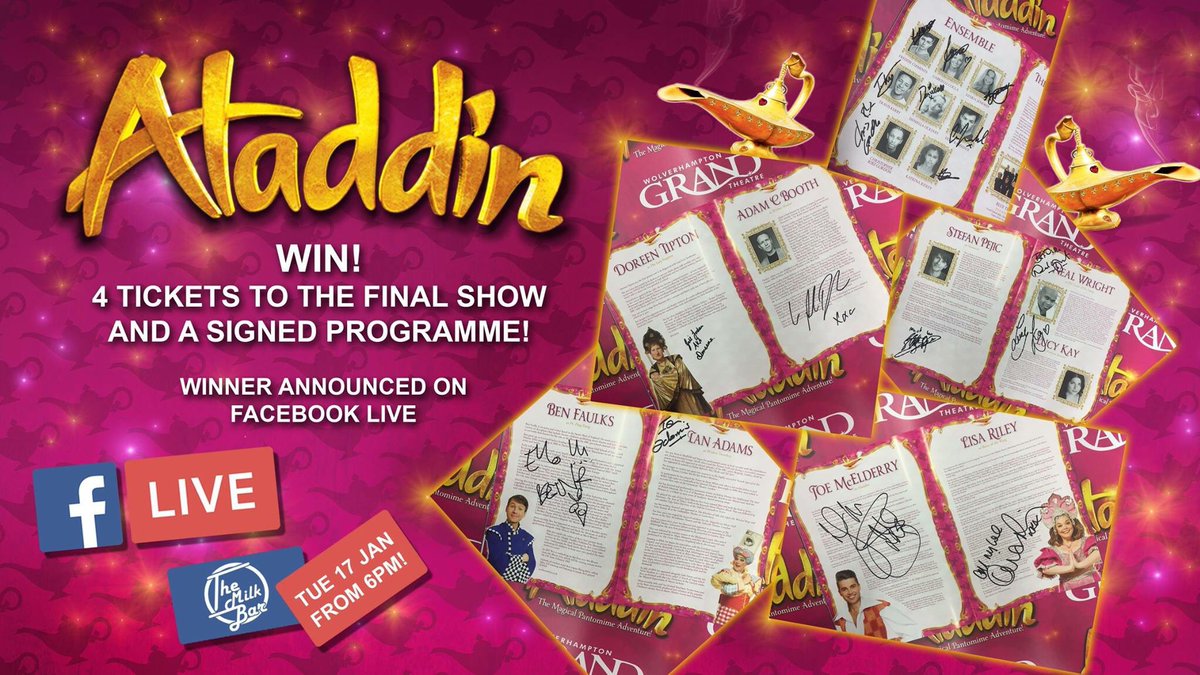 WolvesGrand's tweet image. Head over to our Facebook for your chance to win tickets to our final #panto performance and a signed programme! bit.ly/2j7tRWo