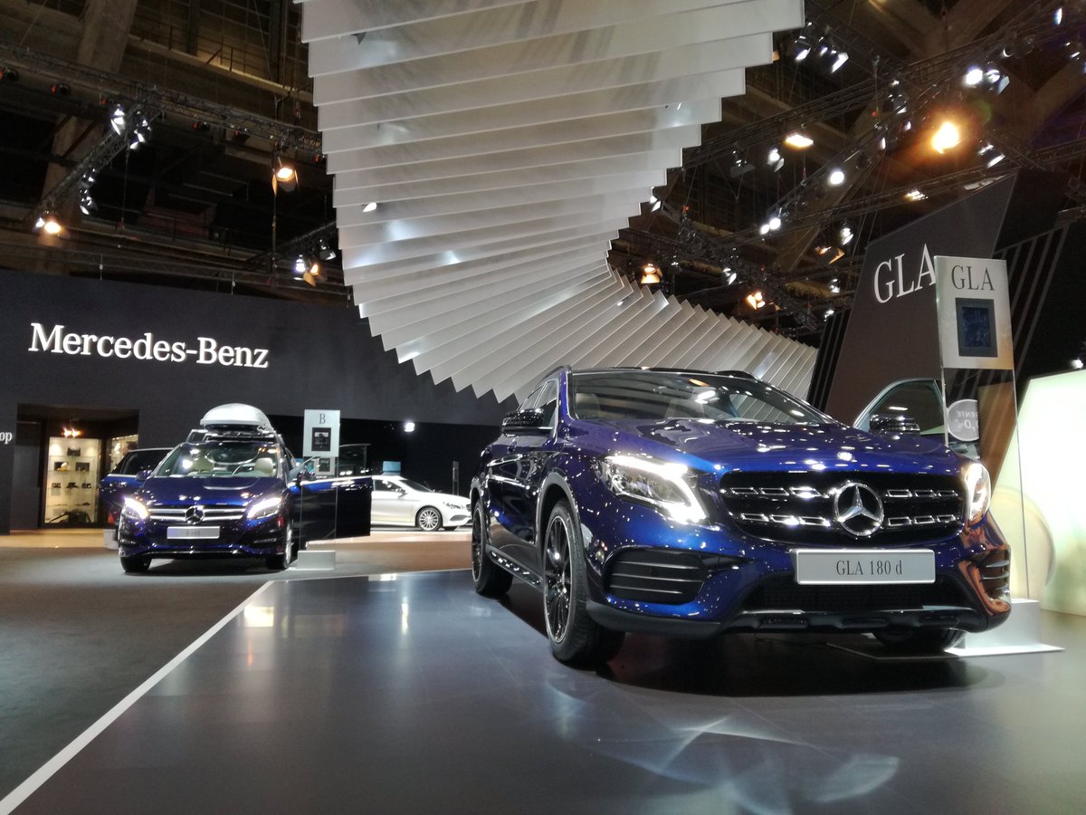 CVloebergh's tweet photo. Are U ready for the @AutoSalonBe ? We (almost) are 😁 ! #Mercedes #GLA #NewGeneration #Hall5 #January 14-22 https://t.co/TGjuHzyo59