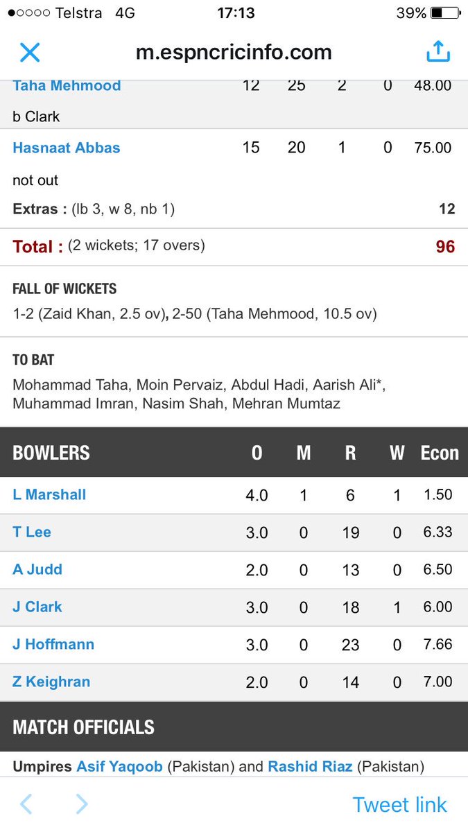 westwhyallacc's tweet photo. #wwcc very own Angus Judd has officially made it. He has a profile on Cricinfo #awesomework #leftarmquick 🐉 https://t.co/aT8AS3ubbZ