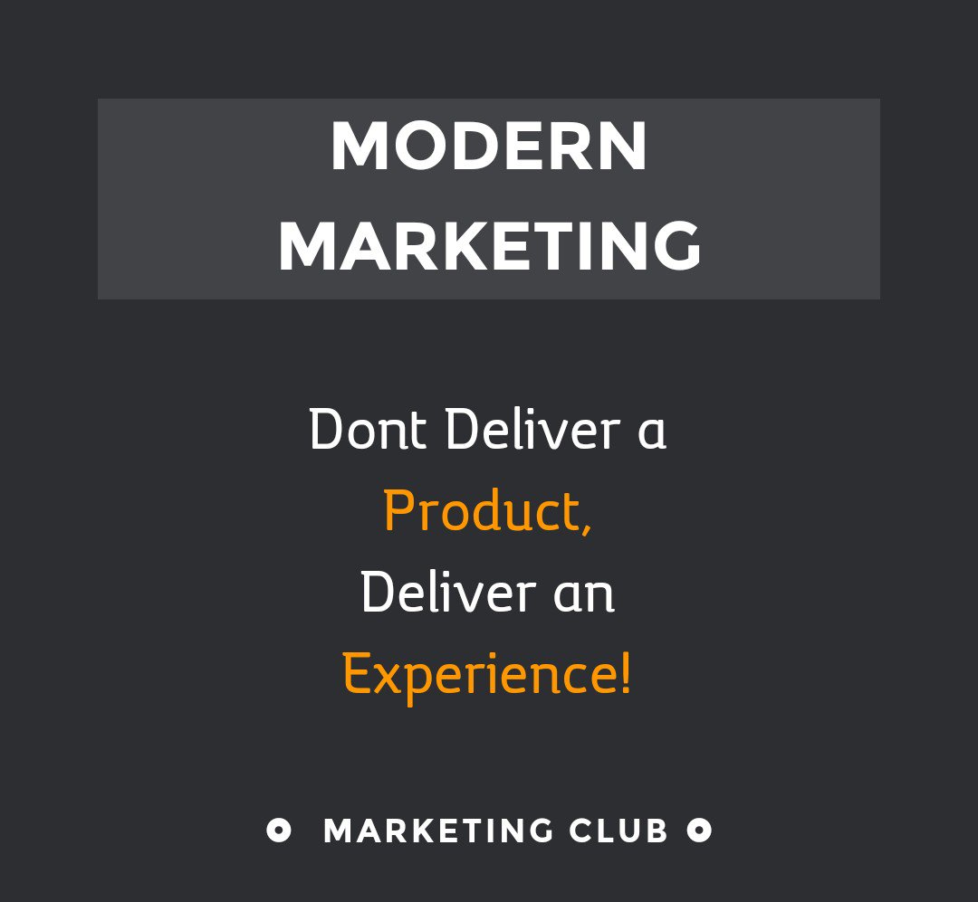 MarkClub_IMI's tweet photo. #ExperienceCounts #ChangingPreferences #Adpating #Innovating #StayingAheadOfTheCurve #BeTheFirstOne
#MarketingClubQuotes
#IMINewDelhi https://t.co/PdvWe1V1Mq