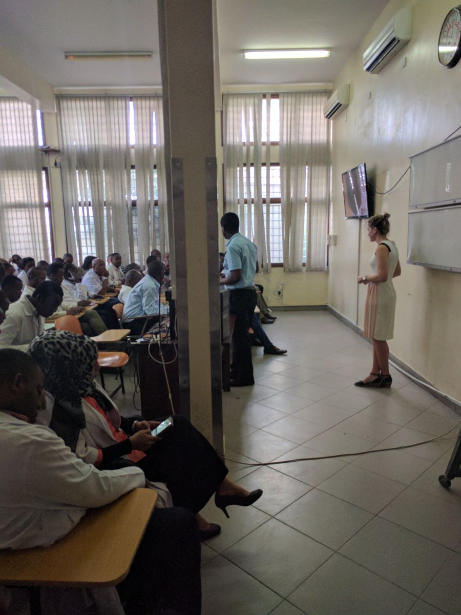 safesurgery2020's tweet photo. @isabellecitron presenting to @Muhimbili1 faculty and residents on national surgical planning in Tanzania #globalsurgery https://t.co/QT3qtVyl04