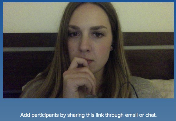 libbybrittain's tweet photo. Nothing like catching your facial expression while waiting for a video conference call to start. Yikes. #computerface https://t.co/bNgDaH1H7k
