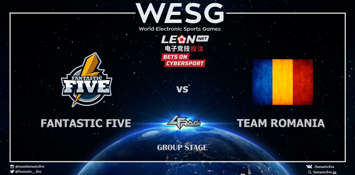 Fantastic__six's tweet image. #bkleon #4frag #cybforge #WESG
@Fantastic__Five vs SG e-sports bo2 series ended with 0:2 score. Last bo2 series vs Team Romania is to start!