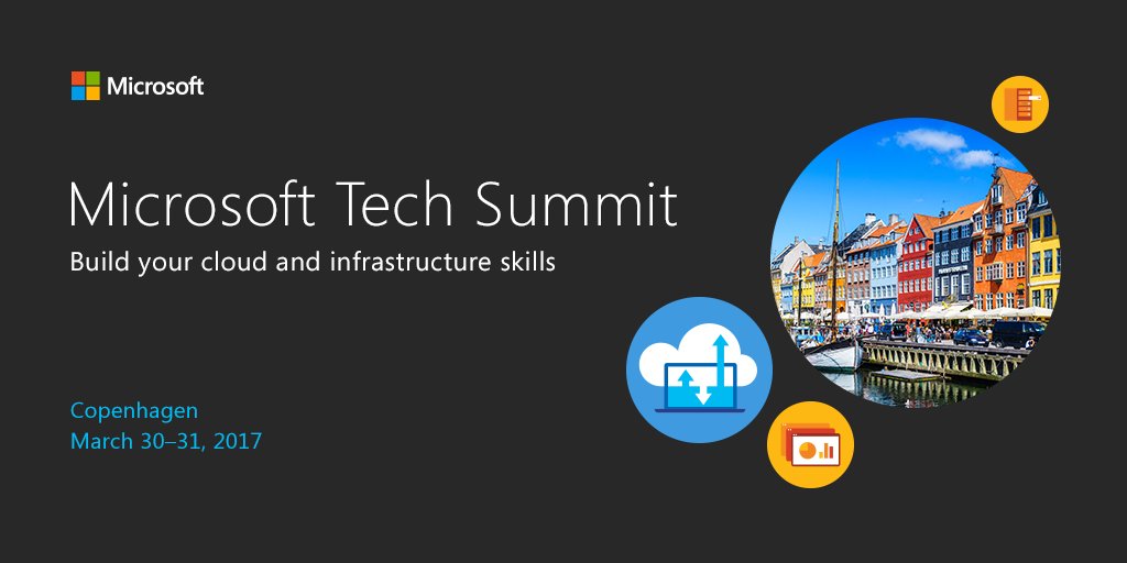 Microsoft_dk's tweet photo. Så er der åbent for tilmeldinger til årets største Microsoft-event i Danmark med mere end 2000 deltagere https://t.co/y5ODR5FGbt #TechSummit https://t.co/dMFI9OIKd1