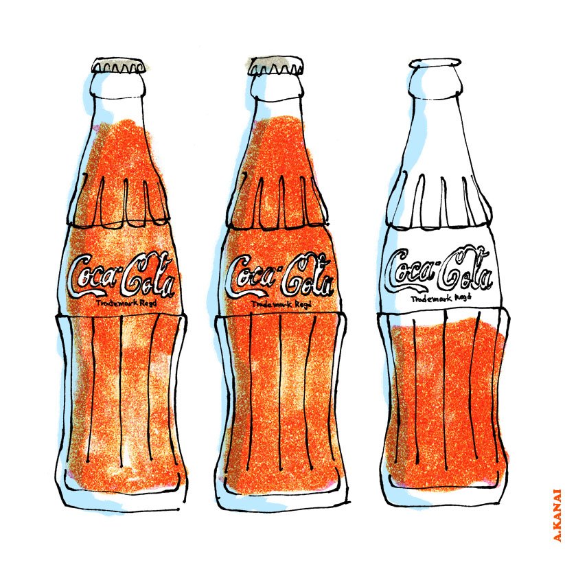 金井淳 Twitterren 今日のイラスト Illustration Illust Cocacola Coke Love イラスト イラストレーション コカコーラ 飲み物 Popeye 雑誌 広告 美味しいい T Co Rydi2k92pp Twitter