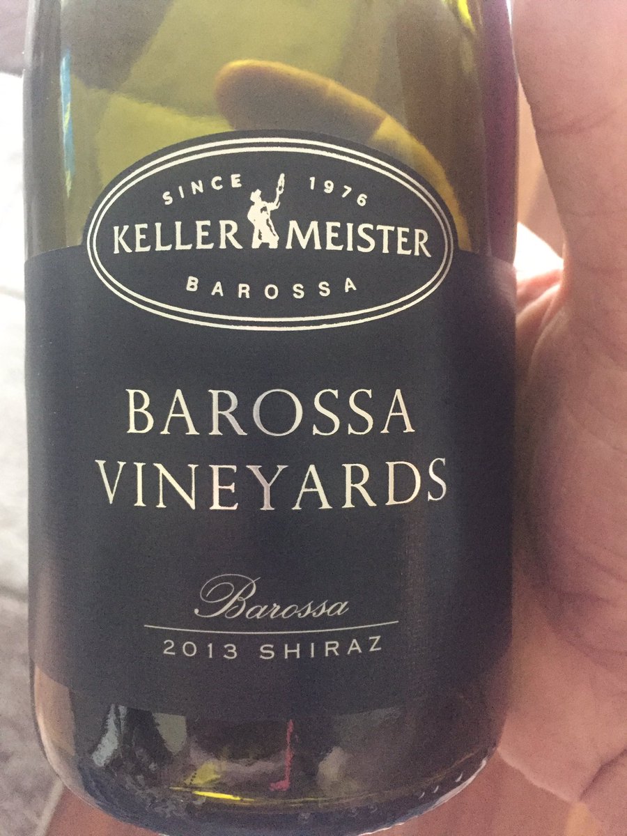A @KellermeisterBV drinking rich with brilliant juicy plums and blackberries <a href="/AustWineTasting/">Aussie Wine Tasting</a> @BarossaDirt <a href="/winewankers/">The Wine Wankers 🍾🤛🎉🥂</a> @WineUva #wine